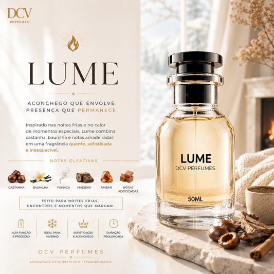 Perfume Lume Masculino - Eau de Parfum Amadeirado Defumado 50ml